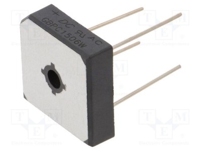 Punte redresoare monofazată DC COMPONENTS Urmax 600V 15A 300A THT foto