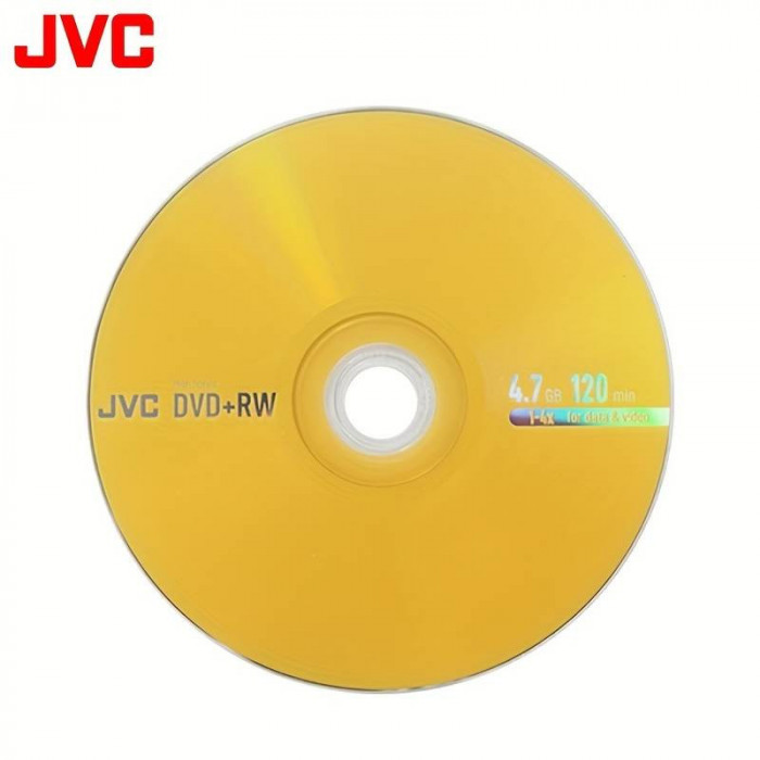 Inscriptibil DVD JVC, 120min, 4.7Gb, 1-16xspeed set 9 buc