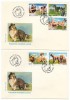 Romania (172) - Expozitia Mondiala Canina, Brno,1990, serie neobliterata + 3 FDC, Romania de la 1950, Caini