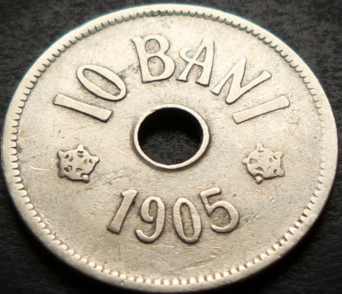 Moneda istorica 10 BANI - ROMANIA, anul 1905 * cod 5381