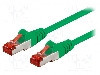Cablu patch cord, Cat 6, lungime 0.25m, S/FTP, Goobay - 95454 foto