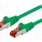 Cablu patch cord, Cat 6, lungime 0.25m, S/FTP, Goobay - 95454