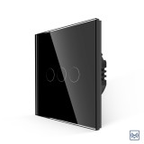 Intrerupator Triplu RF433 cu Touch din Sticla LUXION SmartElectro IntelligentHouse
