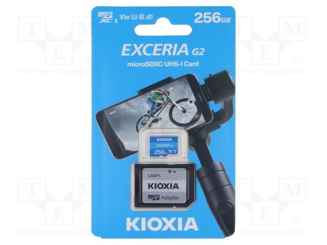 KIOXIA Card de memorie microSDHC 256GB R: 100MB/s Class 10 UHS U1