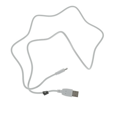 Cablu cu conectori USB-A tata la USB-C tata, Maxlife 75816, incarcare, transfer date, 3A, lungime 100cm, alb foto