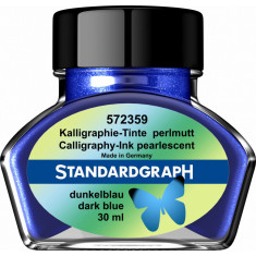 Cerneala perlata caligrafie albastru inchis Standardgraph