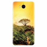 Husa silicon pentru Huawei Y6 2017, Hill Top Tree Golden Light