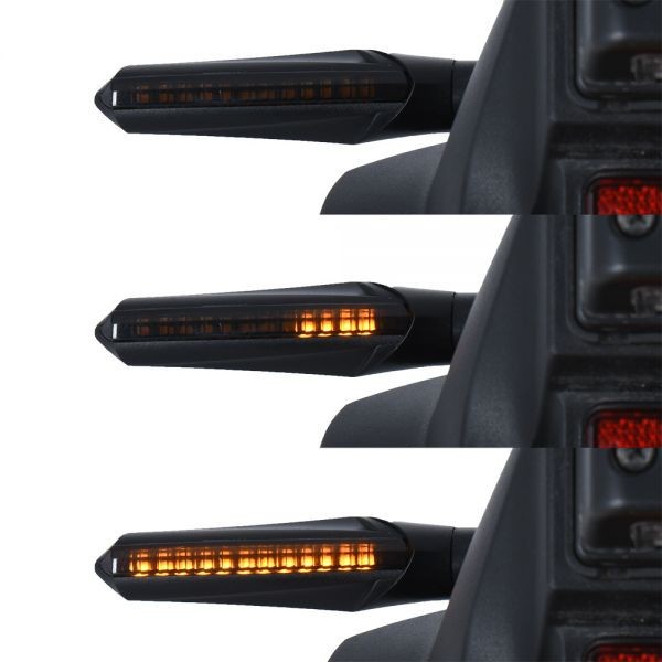 MBS Set semnalizari LED Oxford Nightrider, brat scurt, (include 2 rezistente), omologate, Cod Produs: OX621OX