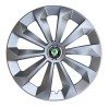 Set 4 Capace Roti, potrivite jantelor de R14, pentru Skoda, model fame cromat, Autohelix MSA