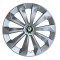 Set 4 Capace Roti, potrivite jantelor de R14, pentru Skoda, model fame cromat