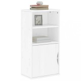vidaXL Dulap lateral &bdquo;ODDA&rdquo; alb 40x24x79 cm, lemn masiv de pin