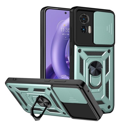 Husa Motorola Edge 30 Neo protectie camera Techsuit CamShield Series, verde foto