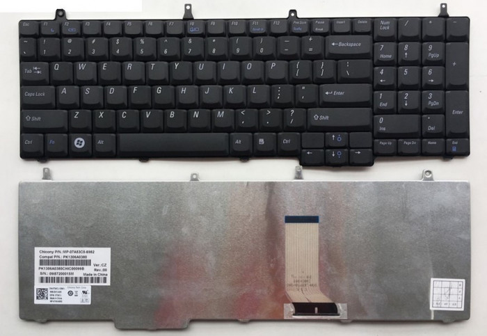 Tastatura laptop noua DELL Vostro 1710 1720 Black US
