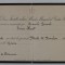MARELE MARESAL AL CURTII REGALE ROMANE - INVITATIE DIN INALT ORDIN PENTRU DL. GENERAL ENRIC HERKT , LA PRANZUL DIN DATA DE 28 NOIEMBRIE , 1900
