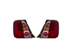 Stop spate, lampa Fiat 500 (312), 03.2007-08.2015, model tuning, montare spate, stanga+dreapta, cu lumini de zi tip LED; cu lampa stop frana cu LED;