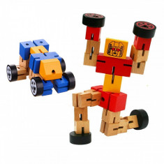 Robot din lemn - Transformers foto