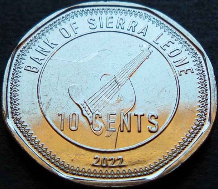 Moneda 10 CENTI - SIERRA LEONE, anul 2022 * cod 5019 B = A.UNC