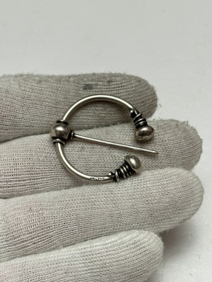 FIBULA ARGINT 925 - PWR - Brosa - Vikinga - Norway - Vintage ! foto