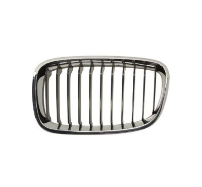 Grila masca fata BMW Seria 1 (F20), 08.2011-06.2015 model BASIS LINE, partea Dreapta, cromat/negru foto