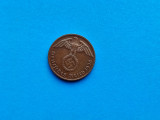 2 Pfennig 1938 lit. G -Germania-stare buna-patina frumoasa, Europa