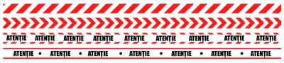 Sticker Podea - Banda de Marcare - 94x5 cm - Set 5 BUC - Rosu, Alb foto