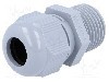 Presetupa poliamida, NPT1/2&quot;, IP68, HELUTOP HT-NPT, HELUKABEL - HT 1/2&rdquo; RAL7001 BSK NPT