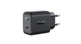 &Icirc;ncărcător Acefast GaN USB tip C 30W, PD, QC 3.0, AFC, FCP, negru (A21-black)
