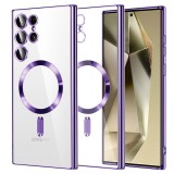 Husa premium Samsung Galaxy S24 Ultra Techsuit Luxury Crystal MagSafe, mov