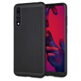 Husa Telefon Plastic Huawei P30 Mesh Dark Blue Negru