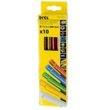 Cumpara ieftin Baton silicon pentru pistol lipit, color, sidef, 10 buc, 11x200 mm