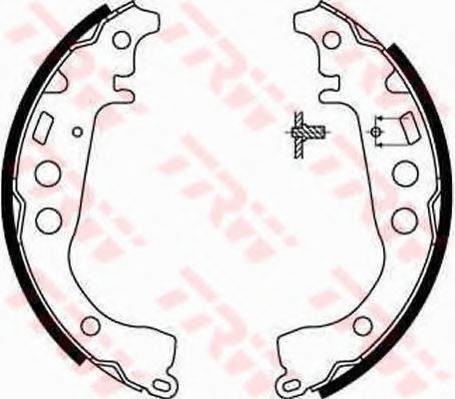 Set saboti frana TOYOTA PRIUS Hatchback (NHW2) (2003 - 2009) TRW GS8673