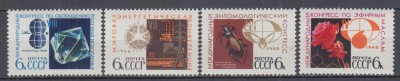 URSS RUSIA 1968 CONGRES SERIE MNH foto