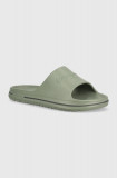 Pepe Jeans papuci Beach Slide barbati, culoarea verde, BEACH SLIDE M