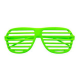 Ochelari disco neon verzi - marimea 128 cm