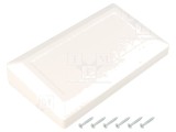 Carcasă Desktop ABS Albă 180x100x41.5mm
