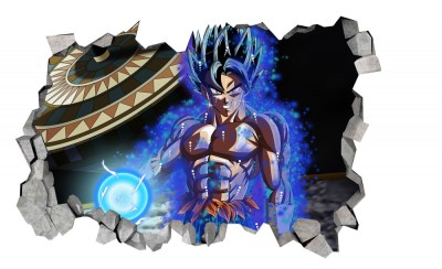 Sticker decorativ, gaura in perete 3D, Dragon Ball, 85 cm, 1026STK-2 foto