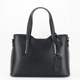 Cumpara ieftin Geanta medie neagra din piele naturala 1065 132