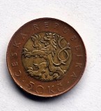 Rep Cehia 50 Korun 2009 coroane km # 1 bicolor Praga podul Charles Catedrala St. Vitus