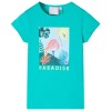 Tricou pentru copii, verde menta, 104 GartenMobel Dekor, vidaXL