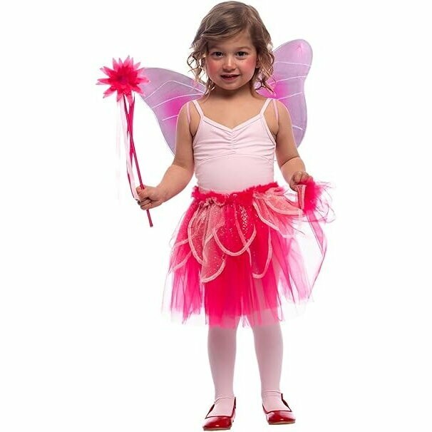 Set tutu - Zana (roz) S (3-4 ani/max 104cm)