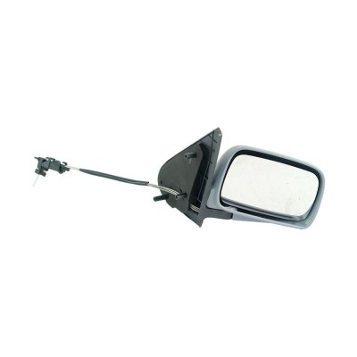 Oglinda exterioara VW Polo (6N) Hatchback 10.1994-08.1999 Partea Dreapta Crom Convex Manuala Prin Cablu Fara Incalzire 6N1857522, carcasa grunduita foto