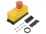 Casetă de comandă RMQ-Titan 1 buton cap ciupercă IP66