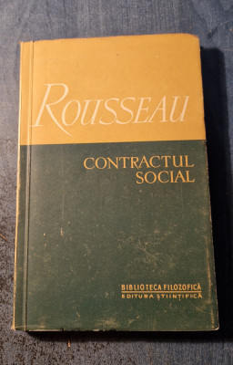 Contractul social Rousseau foto