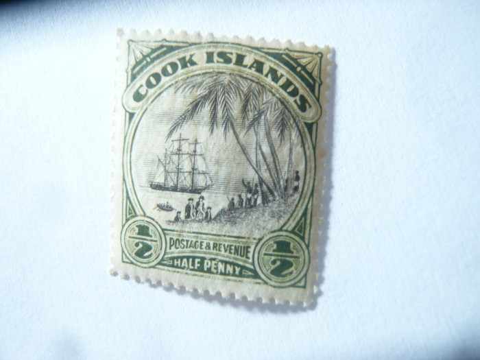 Timbru Cook Islands dependenta Australia 1932 , 1/2p