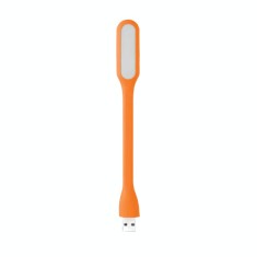Lampa Portabila USB Pliabila LED Pentru Laptop sau PowerBank &ndash; Portocalie