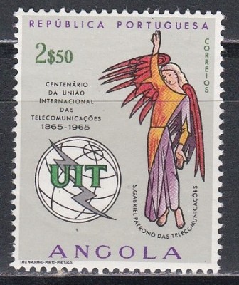 Angola 1965 - A 100-a aniversare a I.T.U. (vezi descrierea), MNH foto