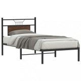 Cumpara ieftin Cadru pat fără saltea, stejar maro 80x200 cm lemn prelucrat