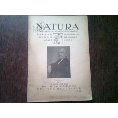 REVISTA NATURA NR.9/1927