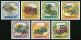 Mongolia 1980 - Serie 7 timbre neștampilate masini epoca-noi