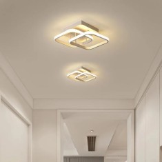 Lustra LED Angy, 18W, Lumina Rece Calda Neutra, Alb